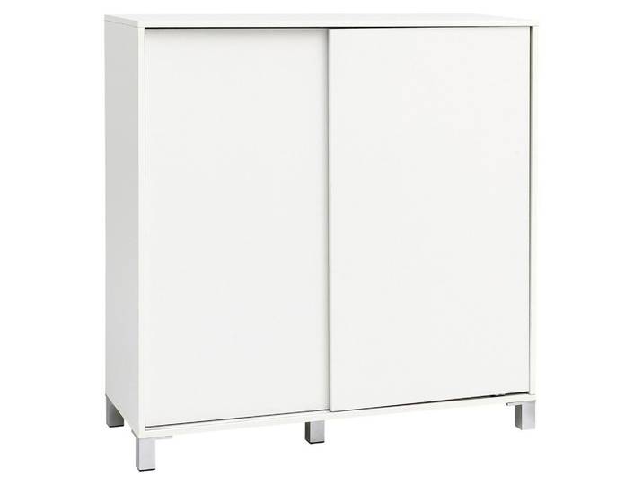 Schuhschrank Weiß 2 Schiebetüren B: 100 cm