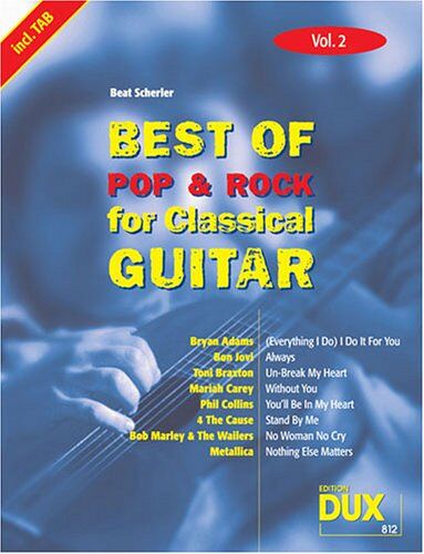 Collectif - Best of Pop & Rock for Classical Guitar 2. Gitarre, Tabulatur - Preis vom 16.10.2026 11:41:07 h