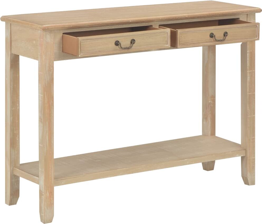 vidaXL Table console 110x35x80 cm Bois