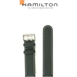 Hamilton - Khaki Field Auto Band-set Leder-grün-22/22 H690.705.115 - grün