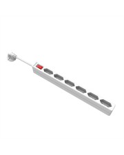 VALUE Steckdosenl. 6fach 2-p. Euro-St. mit Schalter Zubehör Stromversorgung 1,5 m (19.99.0972)