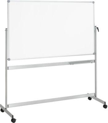 MAUL Wende-Whiteboard Revolve, mobil, beschichtet, 1000 x 1800 mm