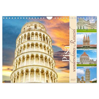 Pisa - wunderschönes Reiseziel (Wandkalender 2027 DIN A4 quer), CALVENDO Monatskalender