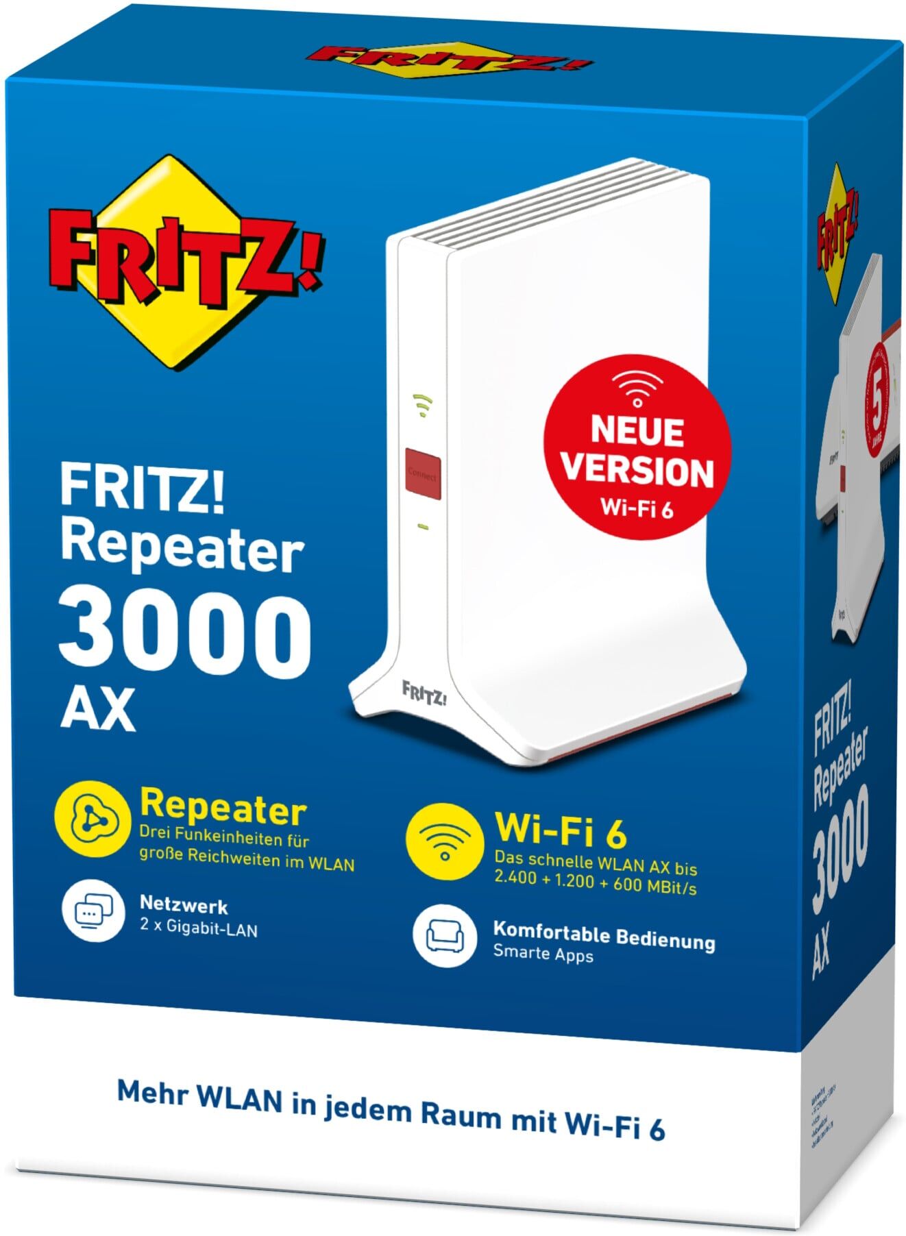 FRITZ Repeater FRITZ!Repeater3000AX WLAN Mesh 4200 MBit/s (20002988)