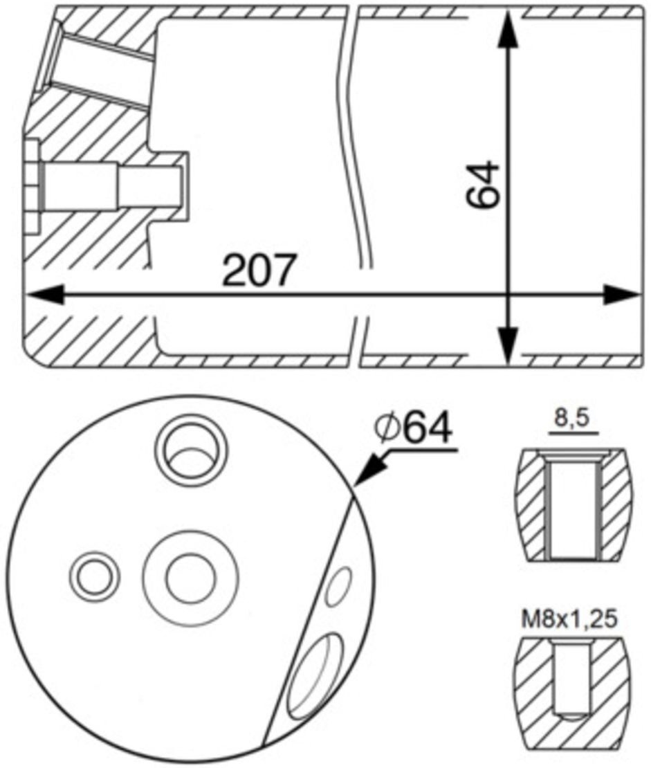 Trockner, Klimaanlage MAHLE AD 14 000S