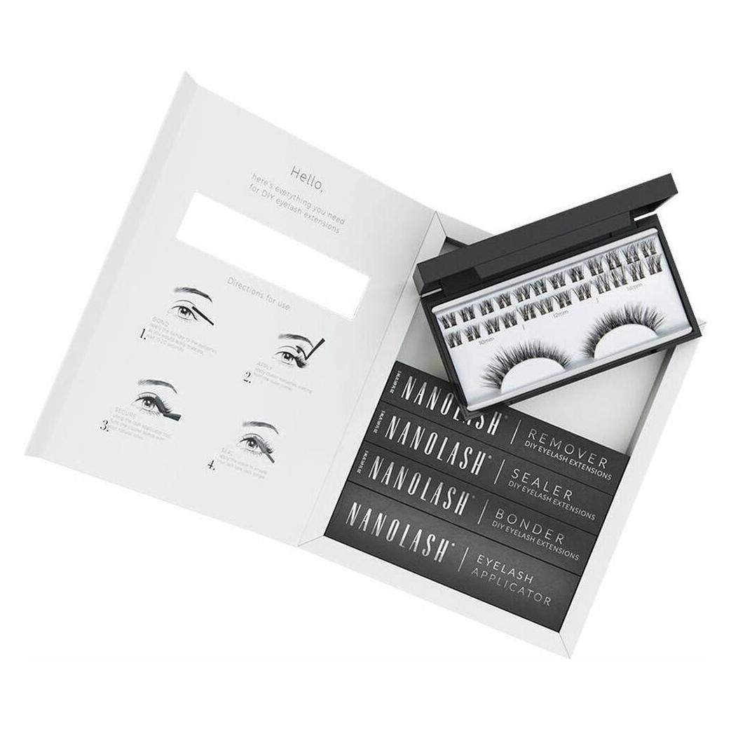 DIY Wimpernverlängerung Starter Kit mit Bonder, Versiegelung, Entferner, Applikator - Fantasy (Künstliche Wimpern) (S05124200)