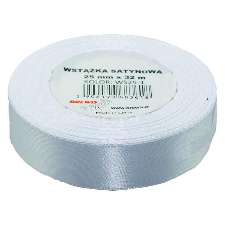 Brewis Weisses Satinband 25mmx32m (47594574)