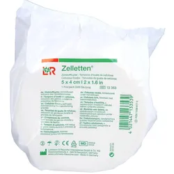Zelletten Tupfer 5x4 cm keimreduziert Rolle