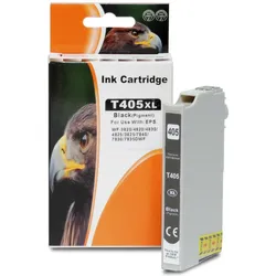D&C Kompatible Epson 405XL Tintenpatrone Schwarz für WorkForce EC-C 7000 (1100 Seiten)