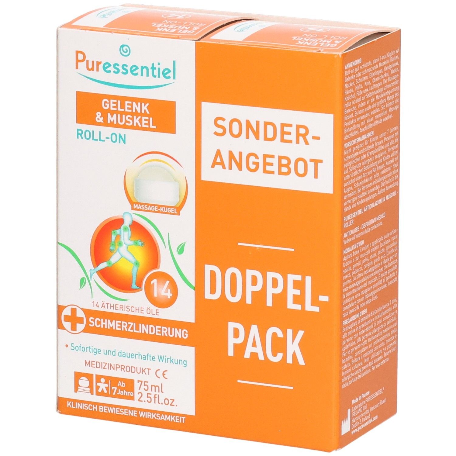 Puressentiel Duo Pack Gelenk & Muskel Roll-on 2 St Kombipackung