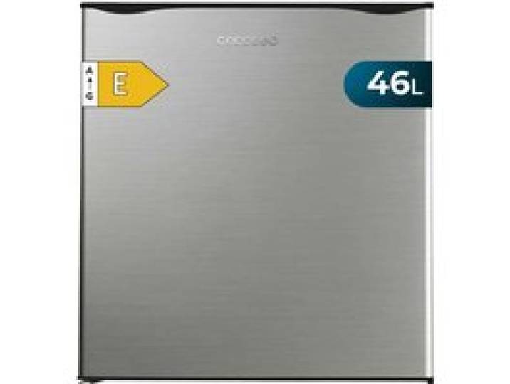 Cecotec Mini Frigo GrandCooler 20000 L SilentCompress Inox E. Réfrigérateur Compact Capacité de 46L porte personnalisable