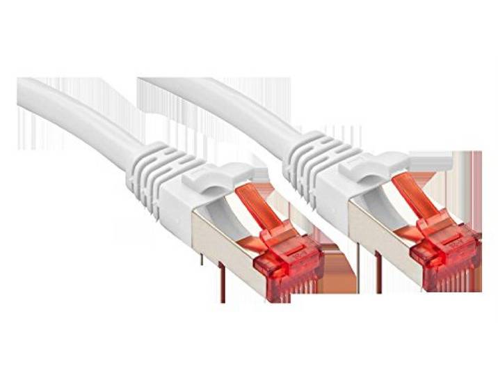Lindy Netwerkkabel S/FTP Cat.6 wit 1m