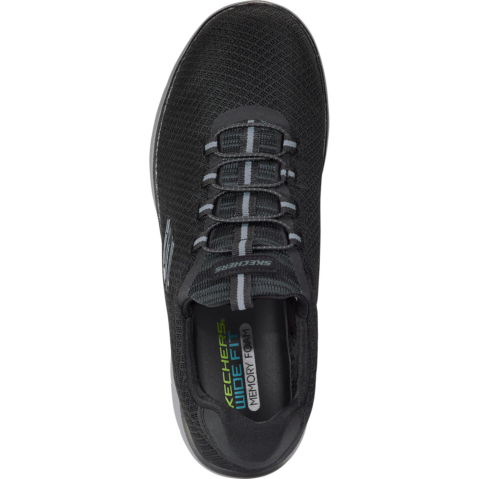 Skechers Herren Textilslipper