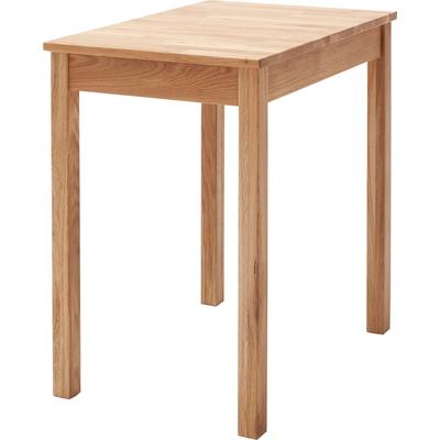 Esstisch MCA LIVING "Alfons", braun (wildeiche, wildeiche, wildeiche), B:70cm H:76cm T:70cm, Tische, Rechteckiger Esstisch Esstisch Holz-Esstische, Massivholztisch in Wildeiche geölt, belastbar bis 50 kg