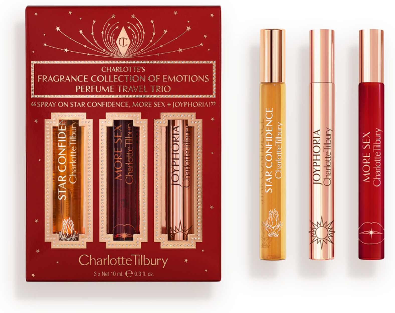 Fragrance Collection Of Emotions - Perfume Kit Charlotte Tilbury 5033 Charlotte's Fragrance Collection Of Emotions Size:
