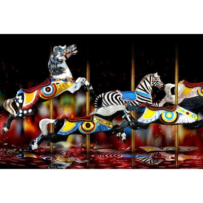 Fototapete PAPERMOON "Tiere", bunt, B:2m L:1,49m, Vlies, Tapeten