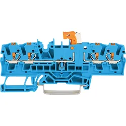 WAGO 2202-1874 - Trenn- und Messklemme blau 4-Leiter 2,5 mm2