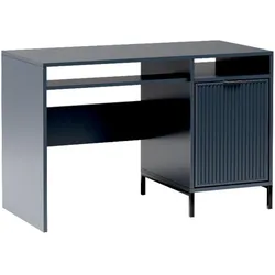 SCHREIBTISCH Linna mit ein Tür dunkelblau 120 cm