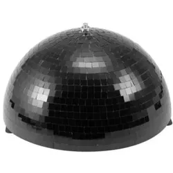 EUROLITE Spiegel-Halbkugel 30cm schwarz motorisiert