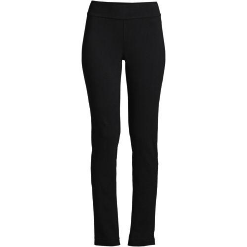 Slim Fit Starfish Jersey-Freizeithose in Plus-Größe, Damen, size: plus, Schwarz, Elasthan/Baumwoll-Mischung, by Lands' End