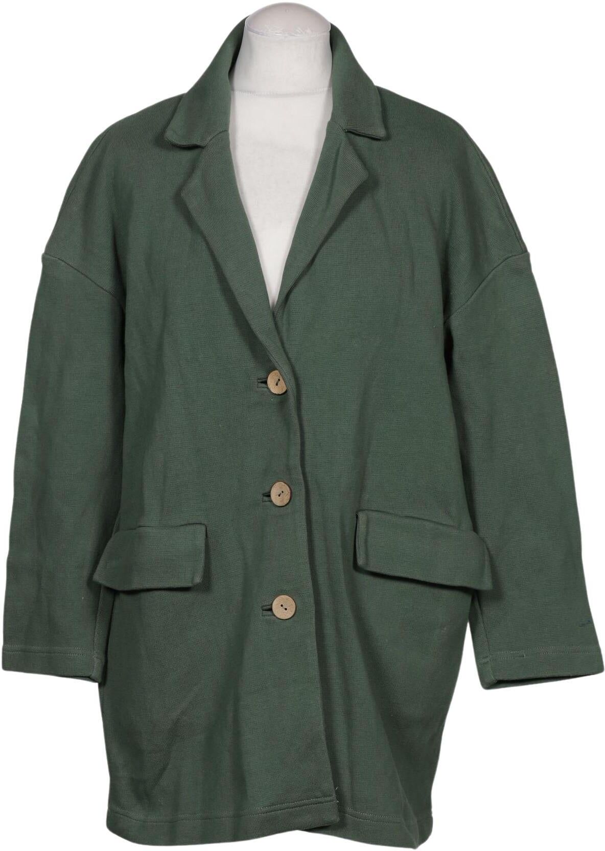 nice things Damen Blazer, Grün, Gr. S, Baumwolle - Second Hand