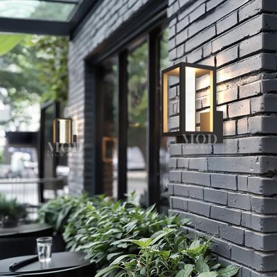 Ember   Modern Outdoor Sconce   Solar / Warm White (3000k)   MOD LIGHTING