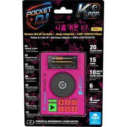 Kabelloser DJ-Plattenspieler + integrierte K-Pop-Songs + Loop-/Scratch-Effekte