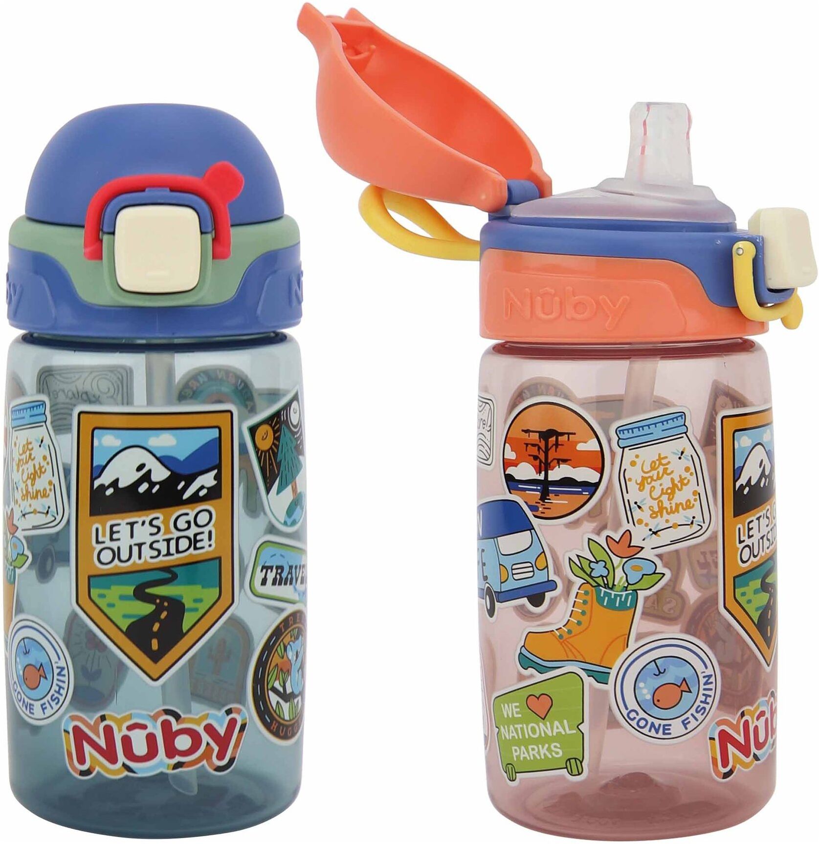 Tazza bimbo con beccuccio Soft Spout Push Cup Nuby NV04047 Assortito