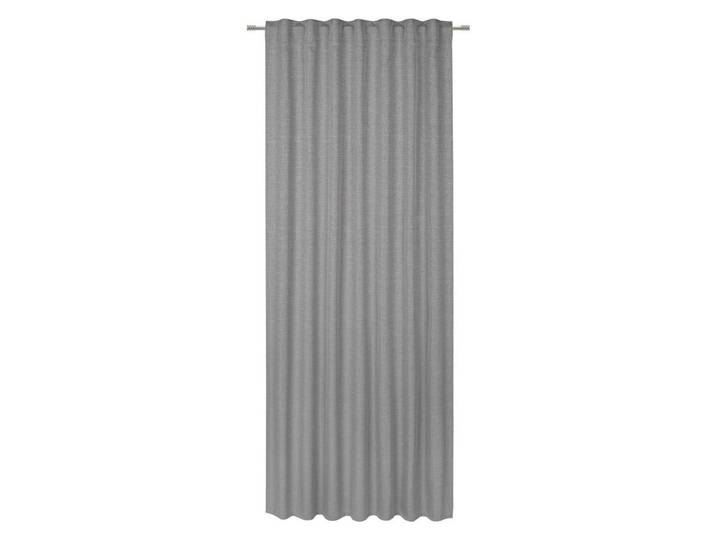Dieter Knoll Fertigvorhang, Grau, Textil, Abstraktes, 140x245 cm, AZO-frei, Bsci, Oeko-Tex® Standard 100, für Stange und Schiene geeignet, mit Kombiband, Heimtextilien, Vorhänge, Fertigvorhänge