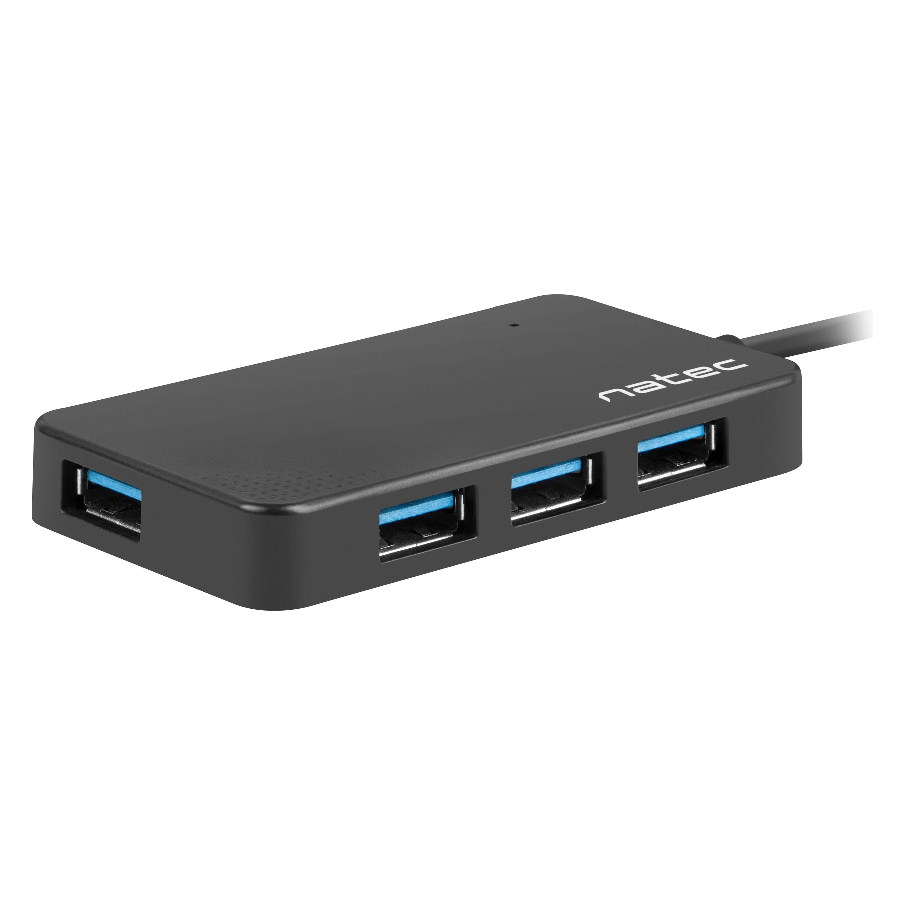 Natec Silkworm USB 2.0 Type-C (USB-C, 4 Ports) (NHU-1343)