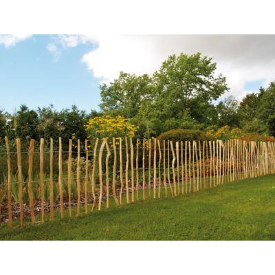 Staketenzaun KIEHN-HOLZ, beige (natur), H:90cm, Polyvinylchlorid (PVC), Zaunelemente, LxH: 500x90 cm