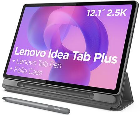 Lenovo Tablet  Idea Tab Plus TB361FU - 12GB - 256GB - Wi-Fi - Luna Grey +  Tab Pen + Capa Folio
