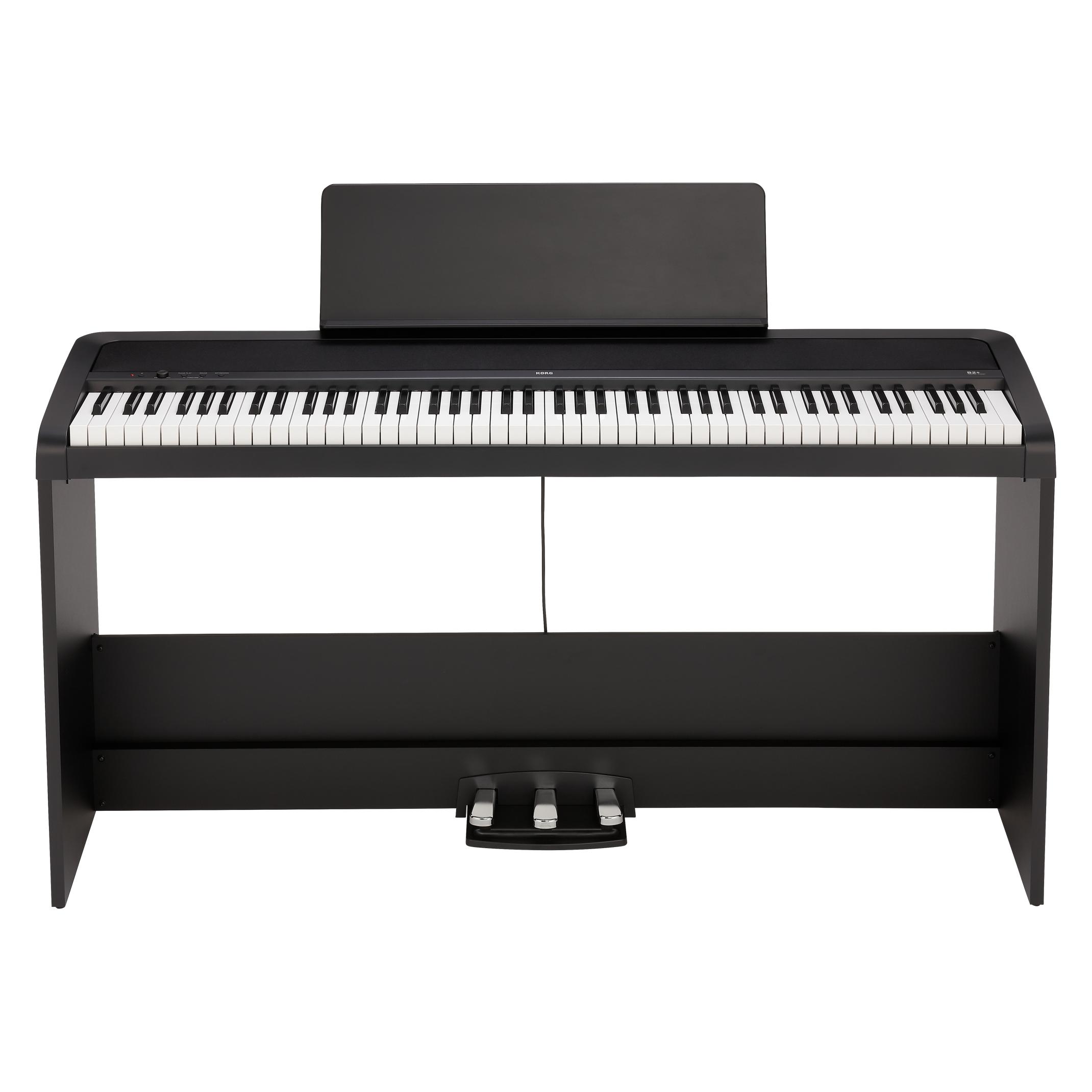 Korg Digitalpiano, B2+&Stand, USB-C, schwarz (88 Tasten) (100029355000)