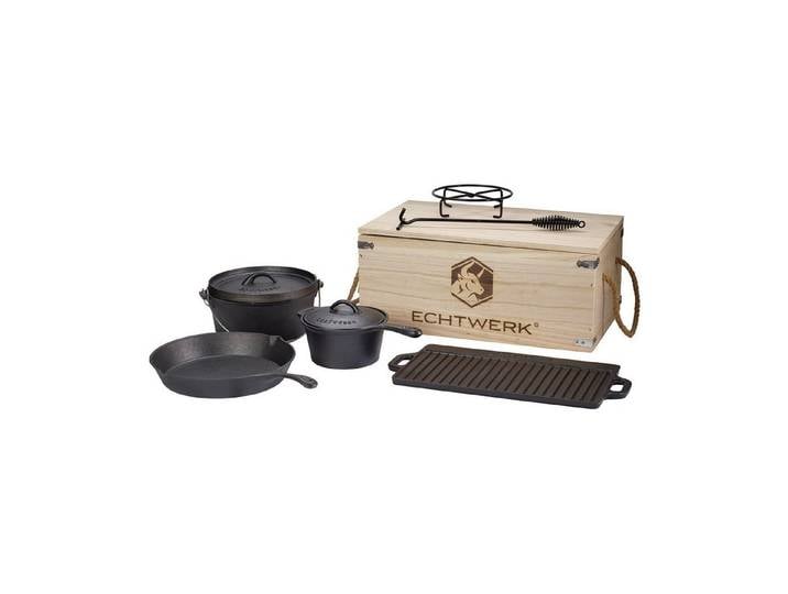 ECHTWERK Kochtopf Dutch Oven Set 7-teilig, (7-tlg)