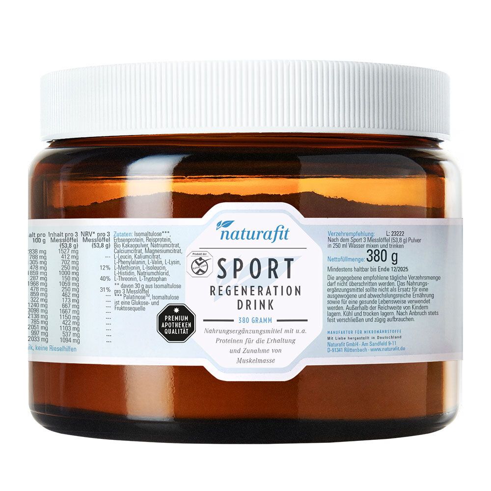 Naturafit Sport Regeneration Drink Pulver 380 g