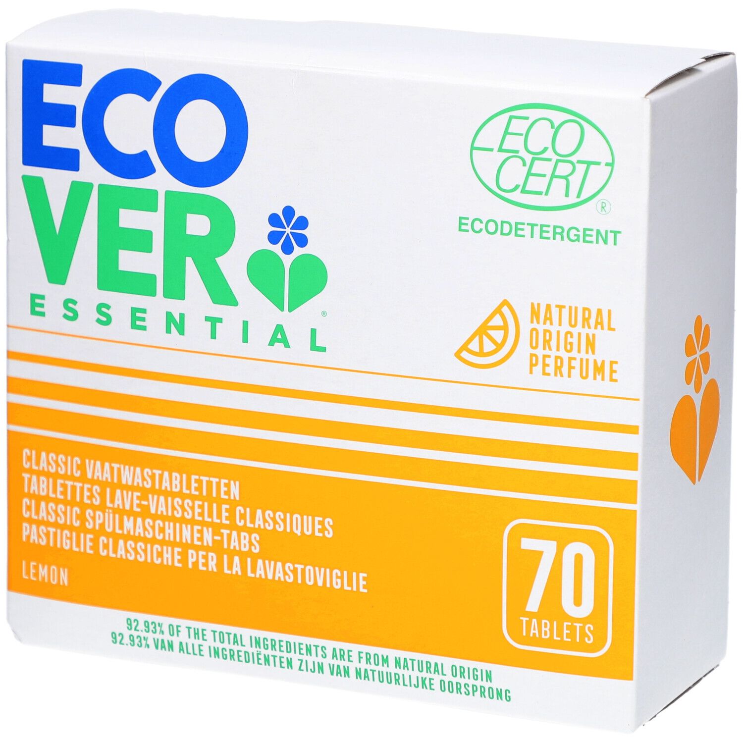 Ecover Essential Tabs für Spülmaschine 1.4 kg 1,4 Tabletten