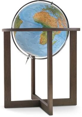 "Waypoint Geographic San Marino Blue 20-inch Illuminated Floor Standing Globe - 28.3""x28.3""x38.6"""