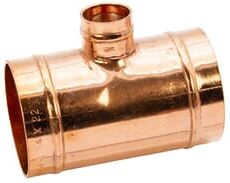 Masterflow Copper Solder Ring Reduced Branch Tee - 54mm x 54mm x 22mm