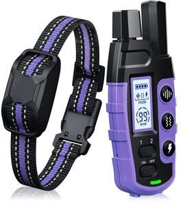Uplift Picks Waterproof Remote Dog Training Collar With Vibration And Adjustable Training Modes purple 1 Pc