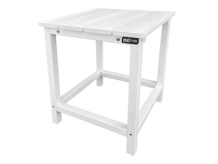 AXI Tess Table d'appoint en Bois - Blanche Petite table pour Jardin Balcon Terrasse Table Basse / Table d'extérieur - 40 5 x