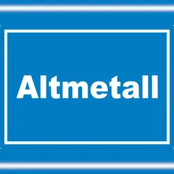 HB-Druck Altmetall Mülltrennung Aufkleber mit Text A9 (37x52mm)