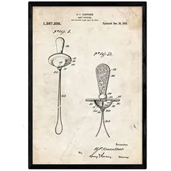 POSTER Vintage Patent – Pacifier A3 Rahmenlos