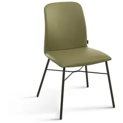 Musterring Stuhl Nando Leder Grün Jade