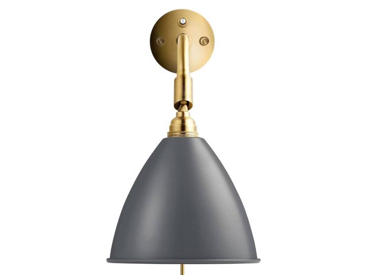Design wandlamp Bestlite BL7, alu / grijs / zink, Woon-/ Eetkamer, metaal, Design, Wandlamp design