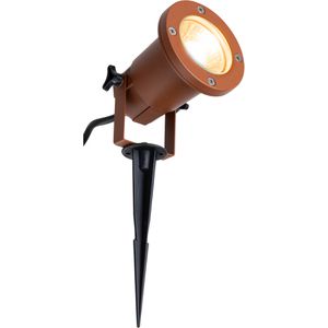SLV Gartenstrahler Big Nautilus, mit GU10-Fassung, 230V, mit Erdspieß, IP65 wasserdicht