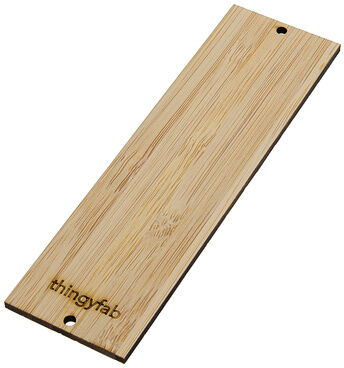 thingyfab Blank Panel 500 Bamboo