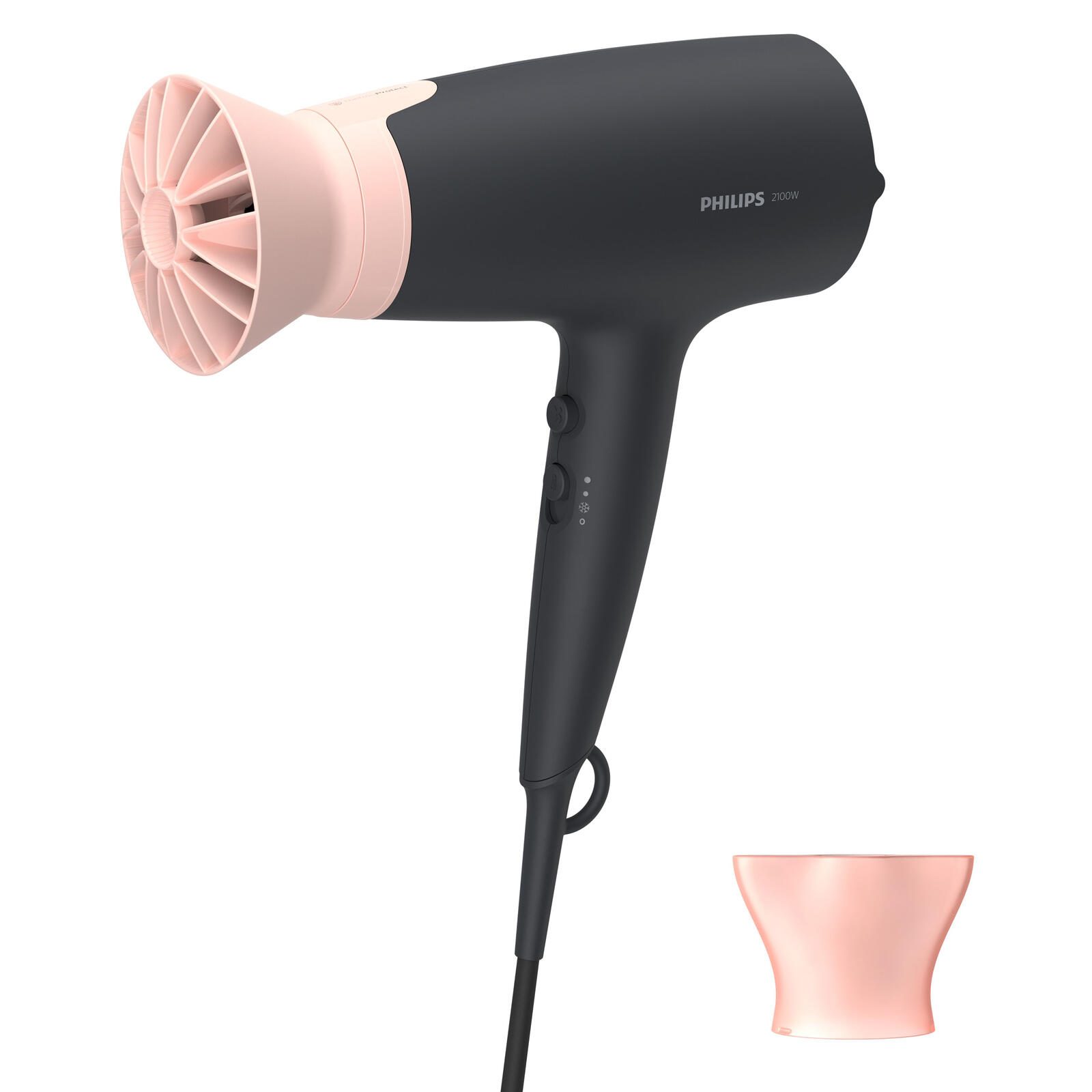 Philips Series 3000 BHD350/10 Haartrockner schwarz/rosa