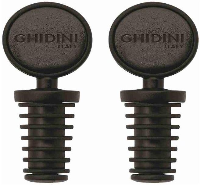Set tappi bottiglia Ghidini Cipriano 16006X SOMMELIER Nero