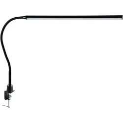 Alco, Tischlampe, Albert 936-11 - LED Schreibtisch-/ Arbeitsplatzleuchte mit Tischklemme, schwarz, in 3 Stufen di