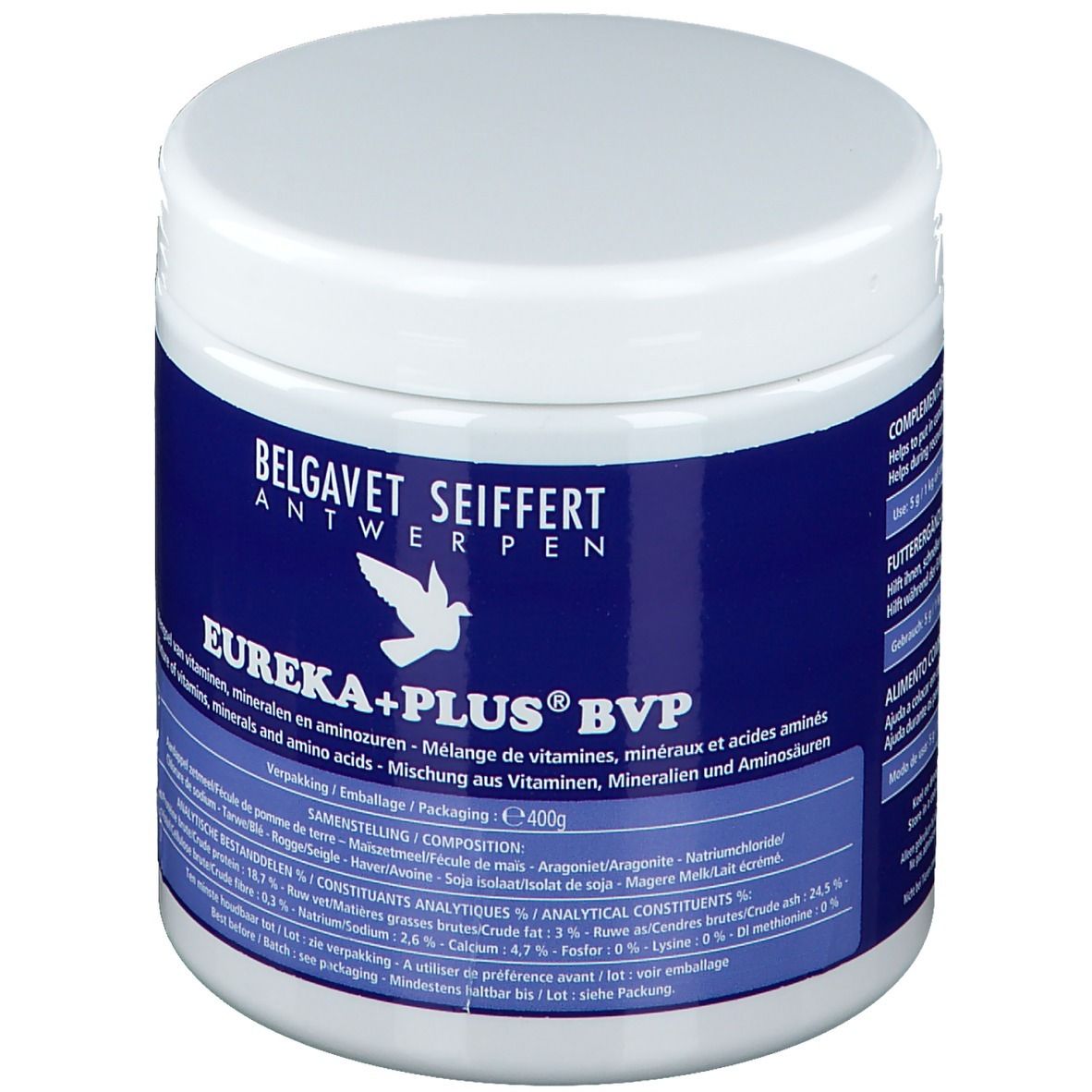 Eureka Plus Duiven 400 g Puder